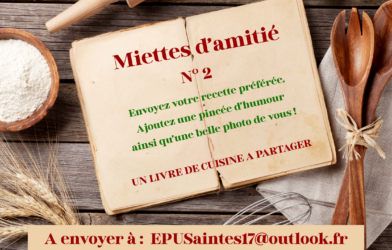 Un projet communautaire : un livre de recettes à partager