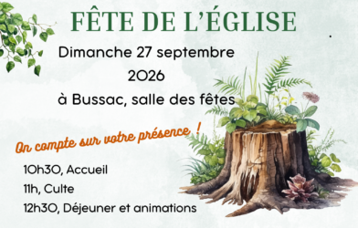 La fête de l&rsquo;Eglise aura lieu le 27 septembre