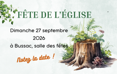 La fête de l&rsquo;Eglise aura lieu le 27 septembre