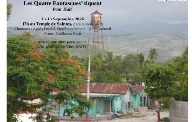 Concert lyrique par les 4 Fantasques&rsquo;tiques, au profit de l&rsquo;association Ass’Hum Haïti